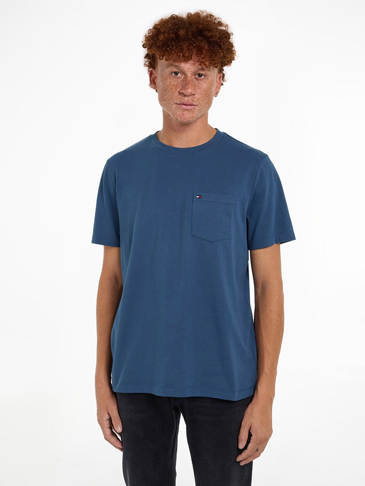 Tommy Hilfiger Shirt in Blau günstig kaufen