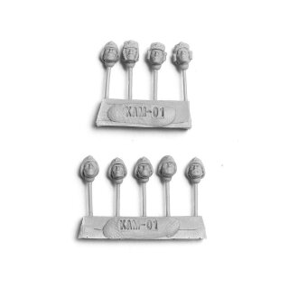 Einherjar`s Kamrades Heads Set (mixed) (9)