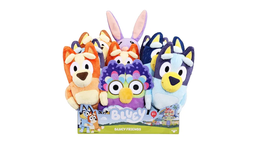 Bluey: Plüschtier-Kollektion, 1 Stück, sortiert