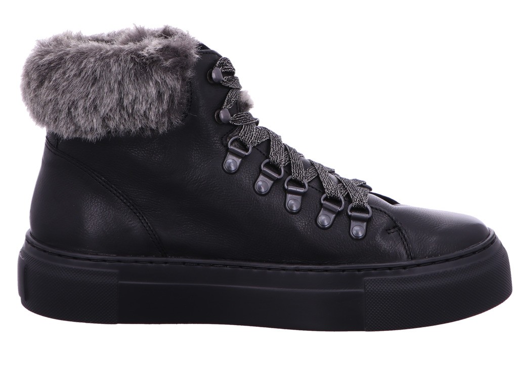 MEPHISTO Schnür-Stiefeletten schwarz BLACK