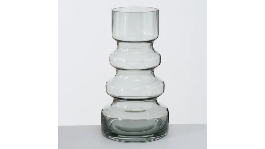 Boltze Vase Meandra 25cm Grau