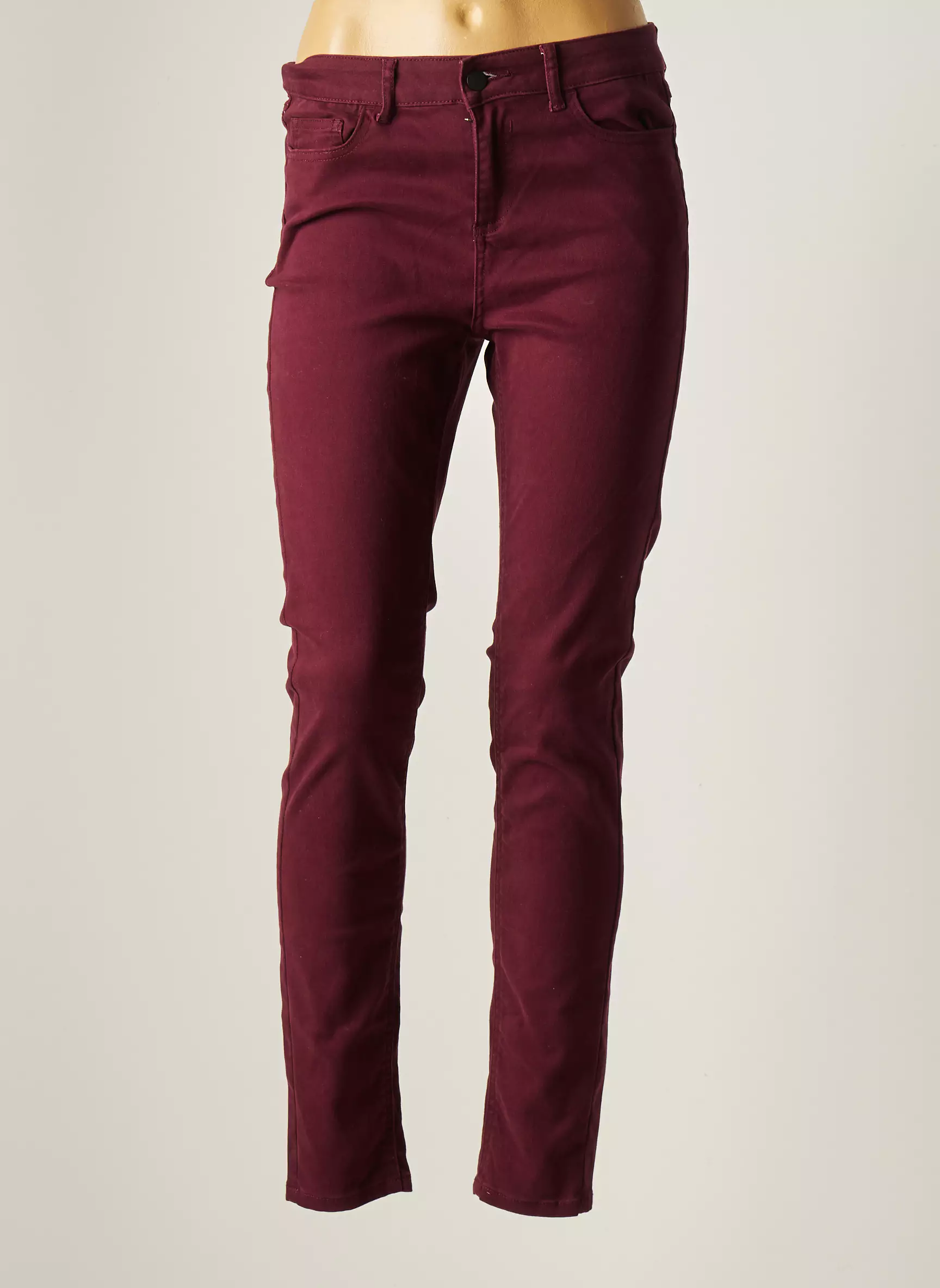 Vila Pantalons Slim Femme couleur violet