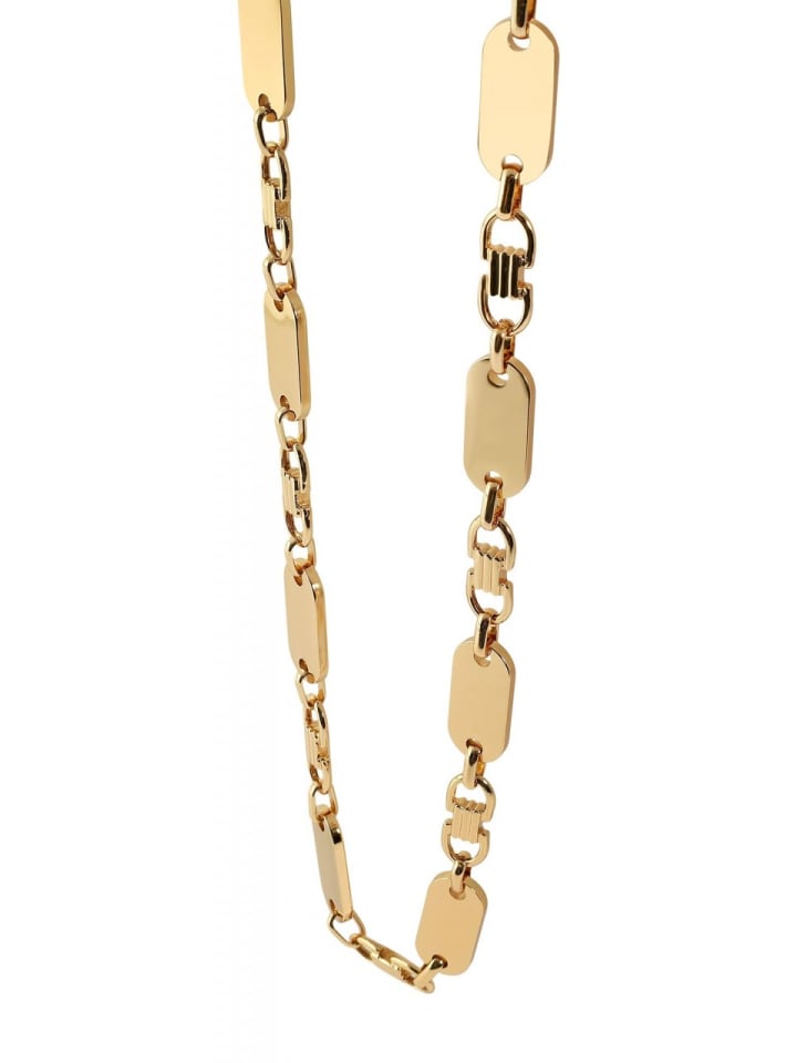 Adeliás Adeliás Neuheit 2025 - Unisex Edelstahl Halskette in gold günstig kaufen