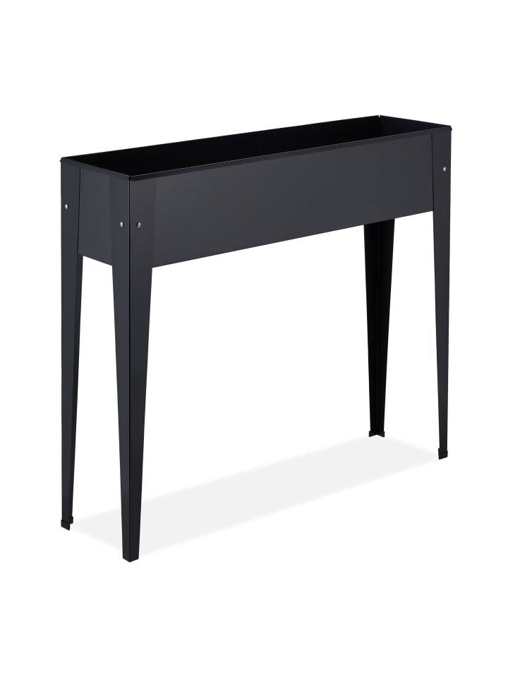 relaxdays Hochbeet in Schwarz - (B)99 x (H)83 x (T)26 cm günstig kaufen onesize
