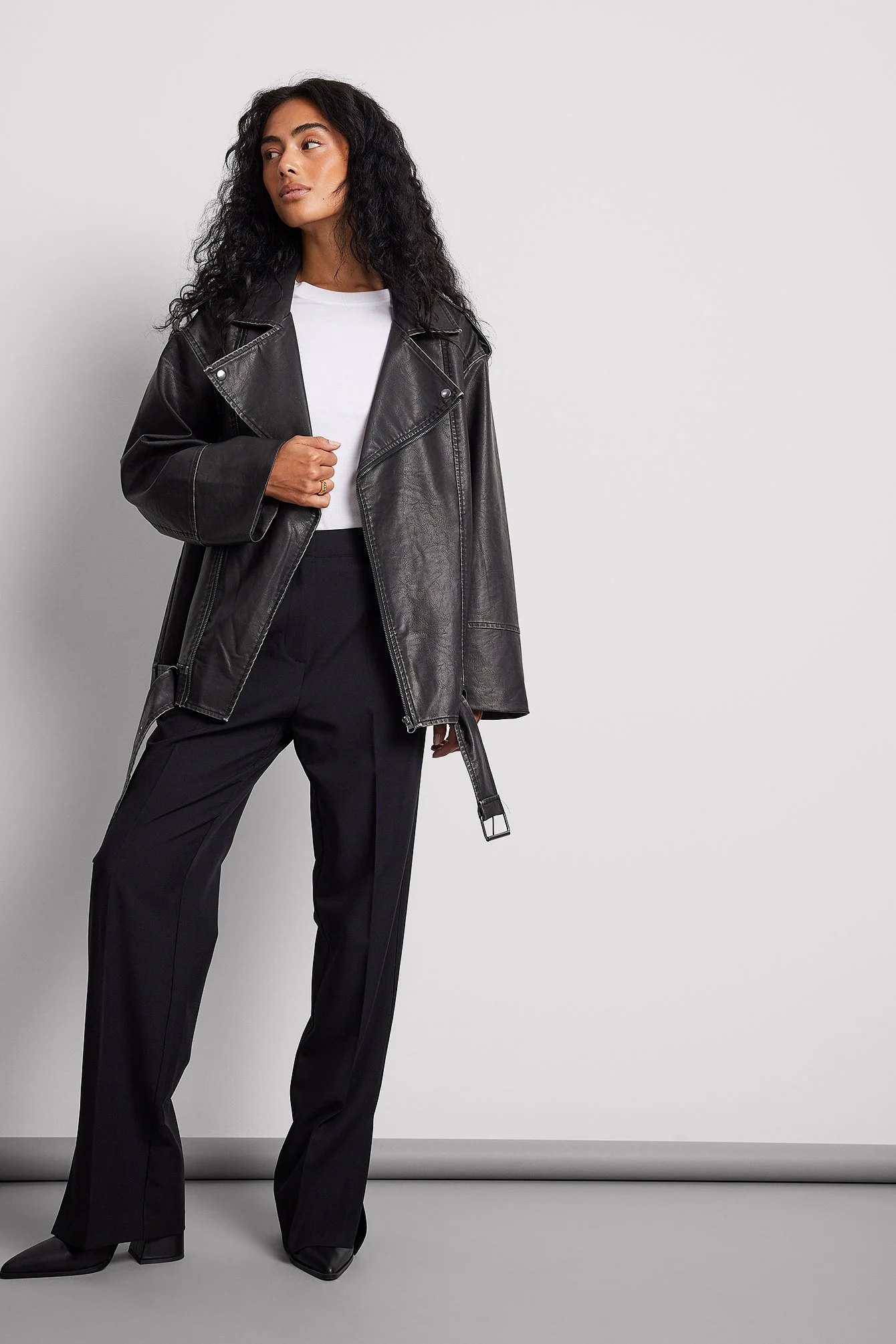 PU Biker Jacke