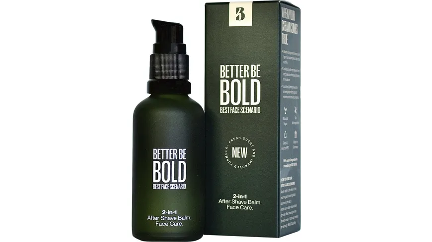 BETTER BE BOLD 2 in 1 After Shave Balm & Face Care Best Face Scenario 50 ml