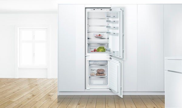 BOSCH Einbaukühlgefrierkombination 6 KIS86AFE0, 177,2 cm hoch, 55,8 cm breit