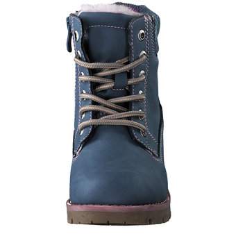 Puccetti Schnür Boots in blau