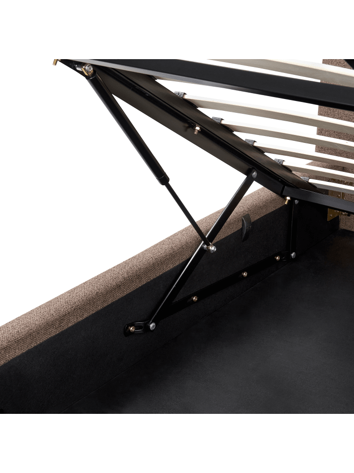 Beliani Doppelbett CAMPAGNE in Braun - (W) 179 x (H) 114 x (L) 232 cm günstig kaufen onesize