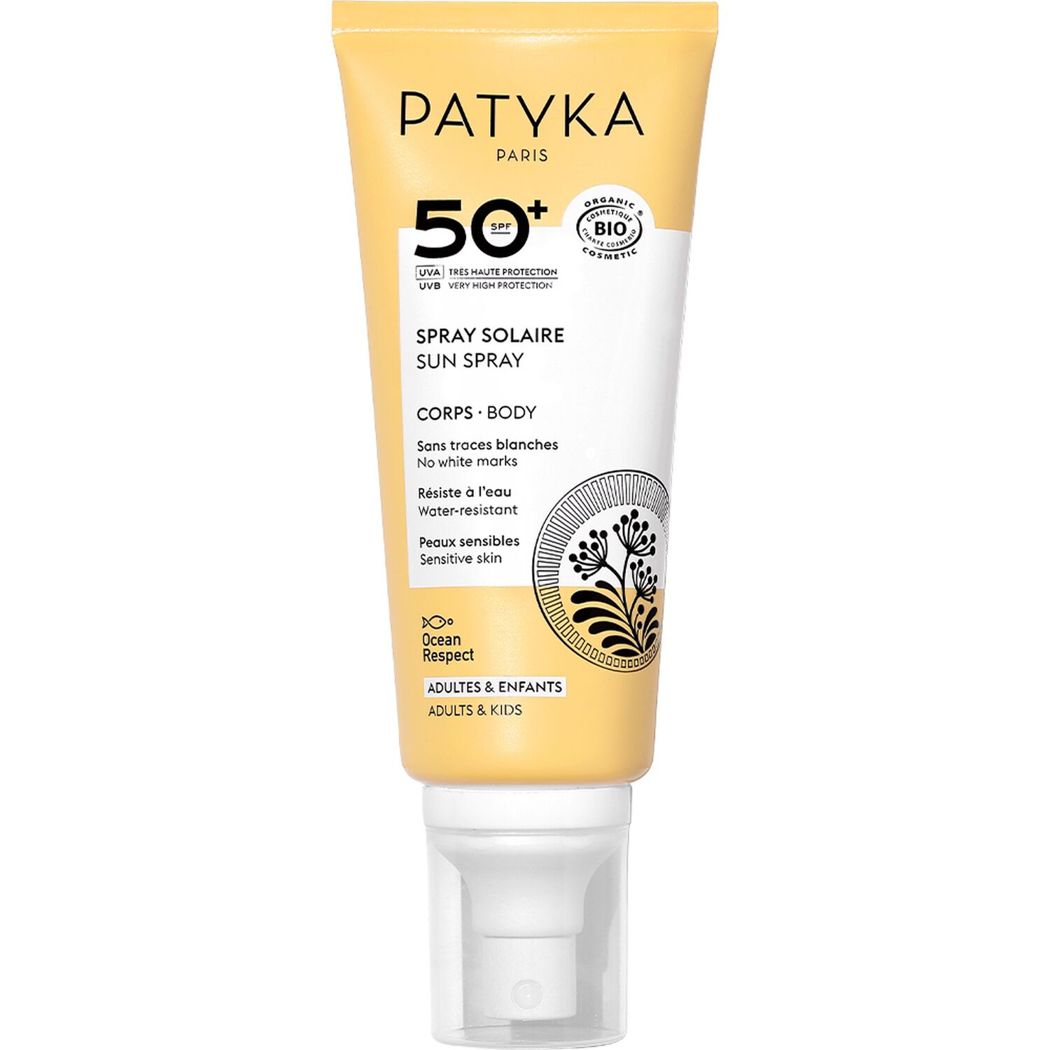 Patyka Solaire Spray Solaire Corps SPF50+