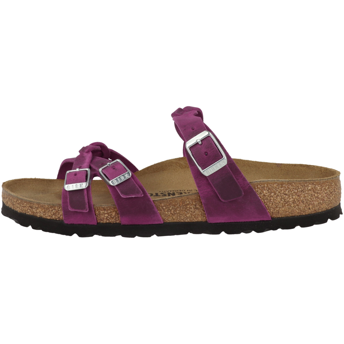 Birkenstock Franca geöltes Naturleder normal Sandale pink