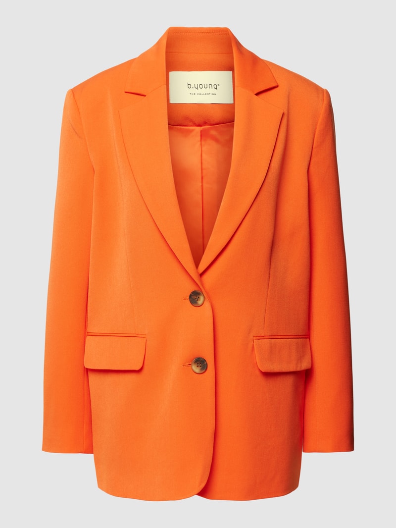 Blazer mit Reverskragen Modell 'Estale' in orange