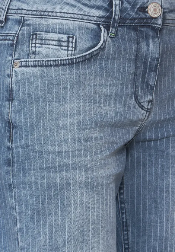 CECIL Loose Fit Jeans in 3/4-Länge