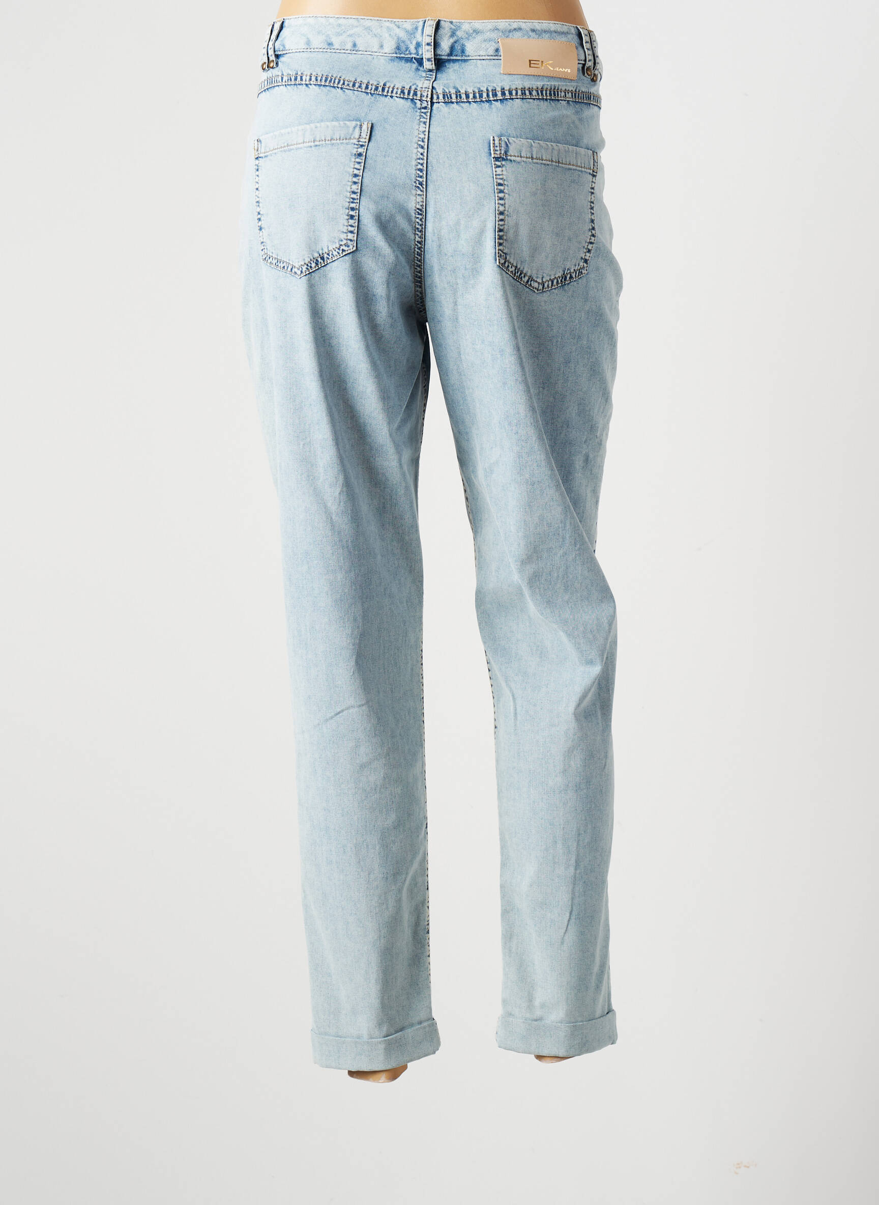 Eva Kayan Jeans Coupe Droite Femme couleur bleu