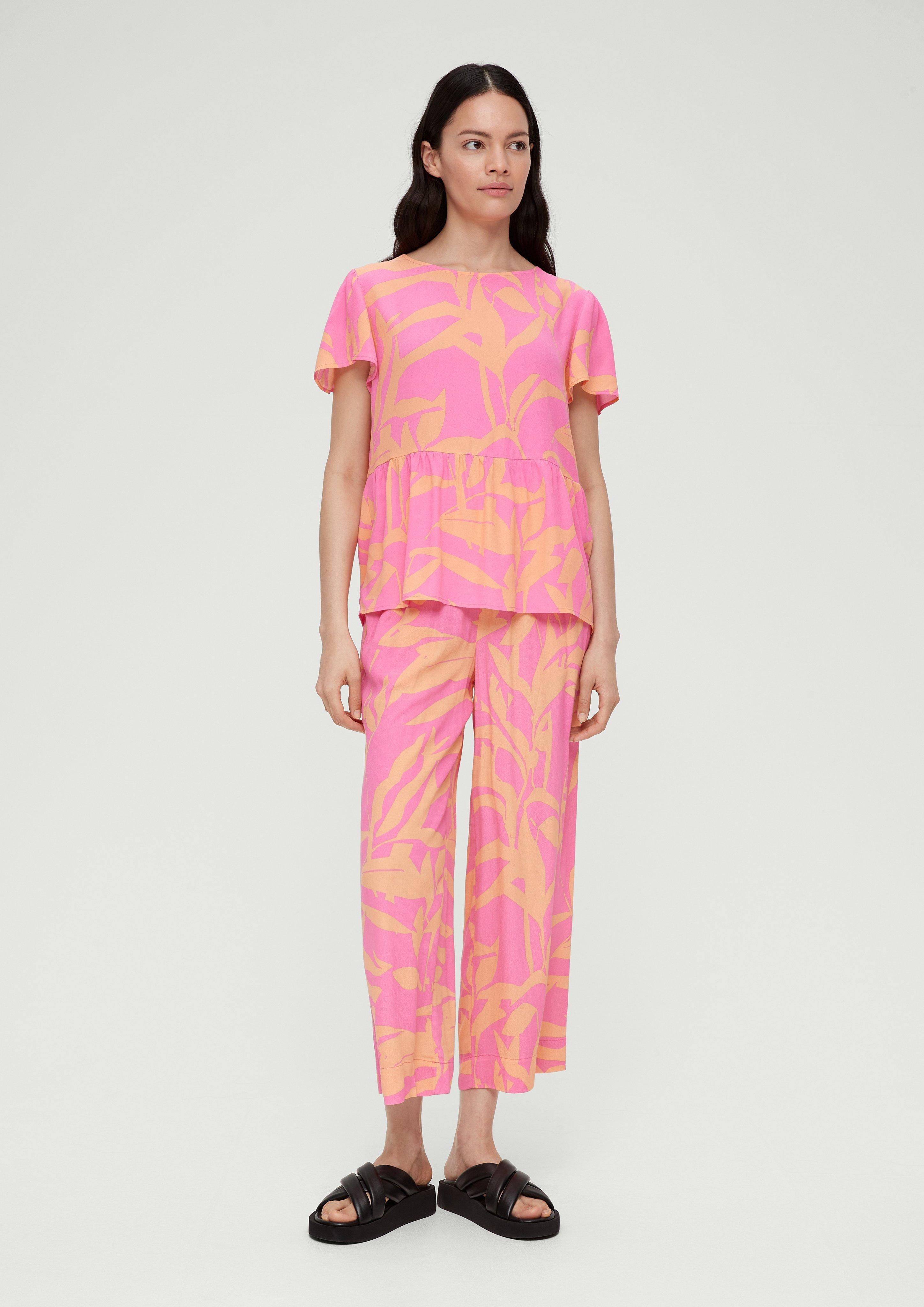 Bluse aus Viskose-Crêpe  2131914-44A3