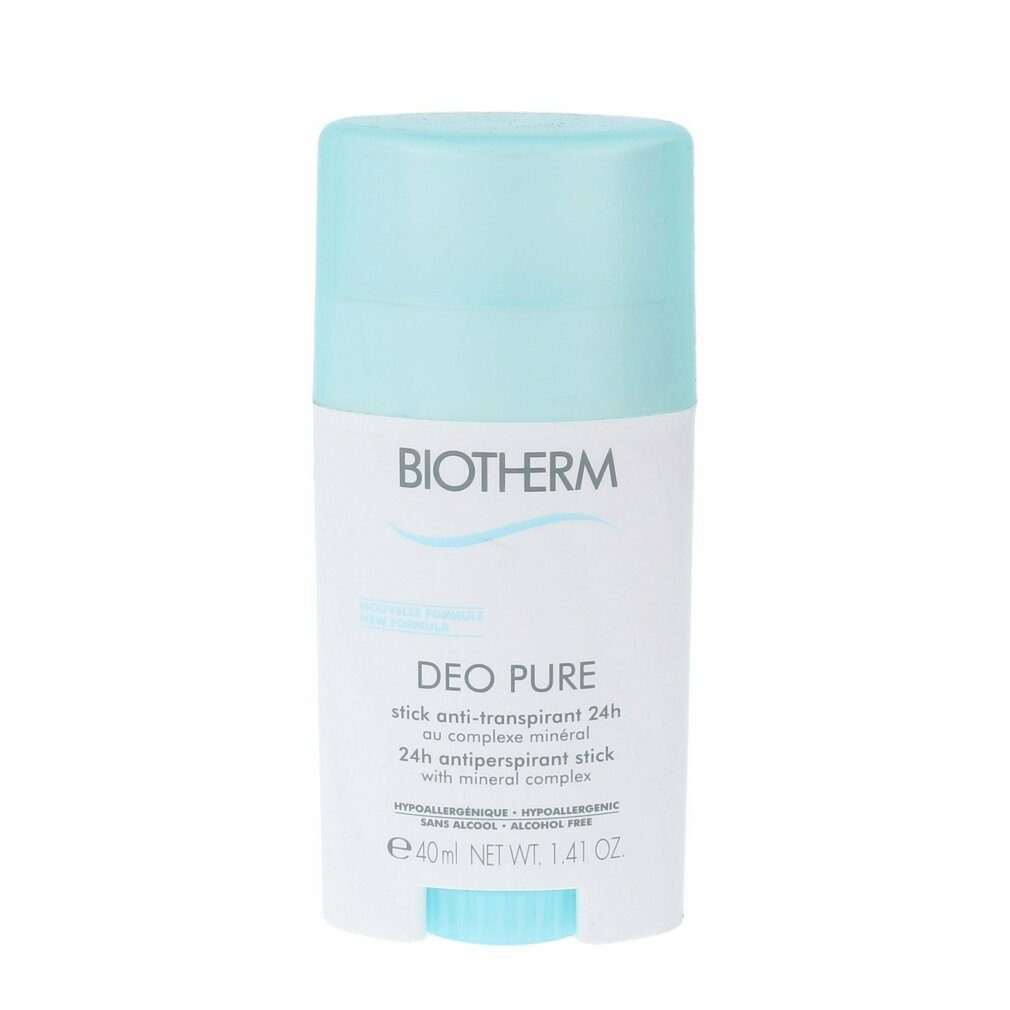 BIOTHERM Deo-Zerstäuber Biotherm Deo Pure Antiperspirant Stick 24H 40ml