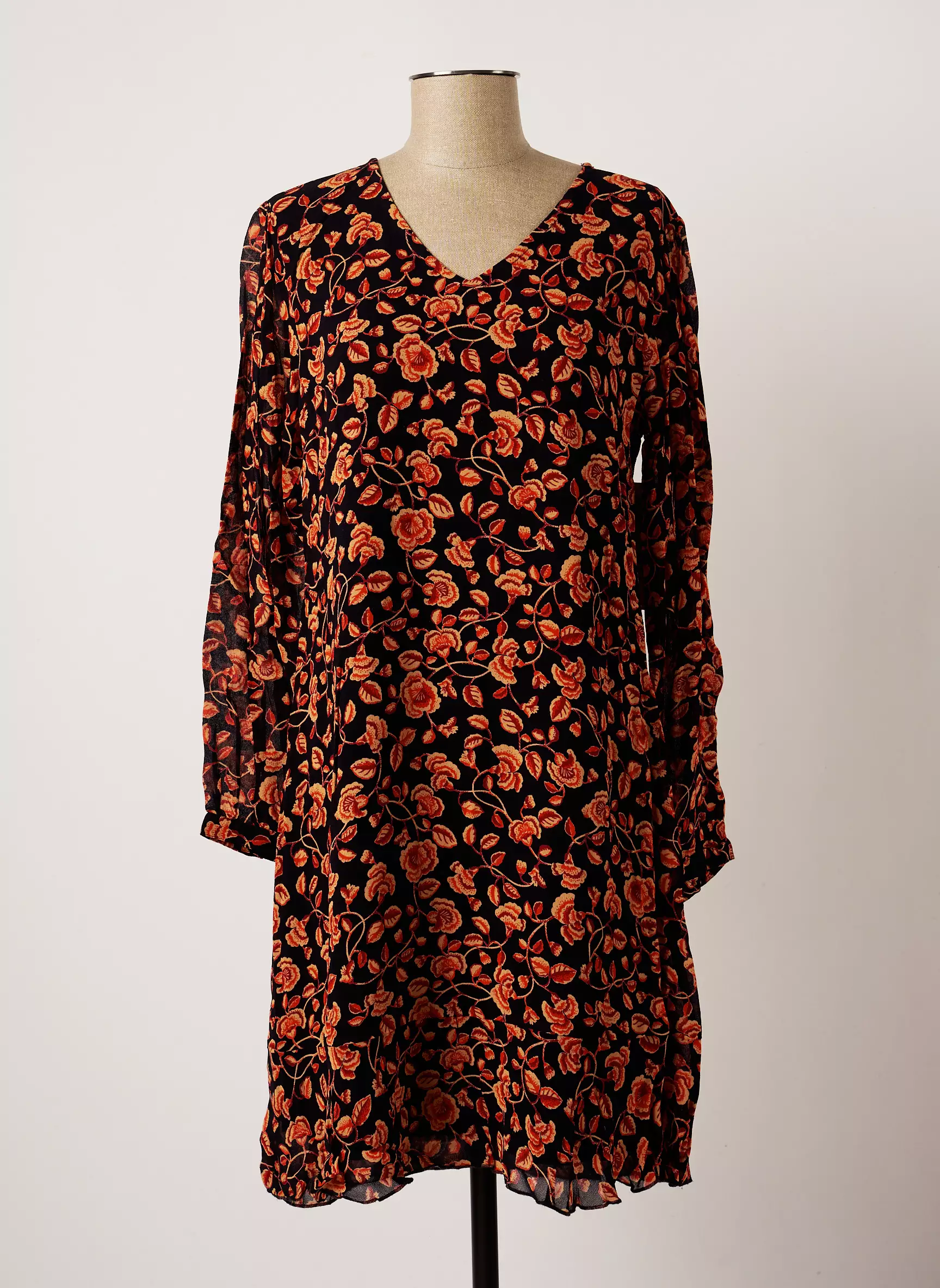 Agathe   Louise Robes Mi Longues Femme couleur noir