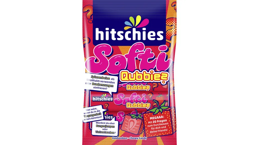 hitschies Softi Qubbies Erdbeere 80 g