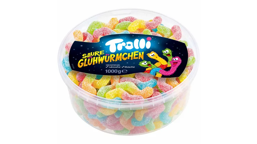 Trolli Saure Glühwürmchen 1000 g