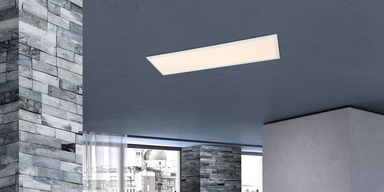 Globo Lighting - ROSI - Deckenleuchte Aluminium weiß, LED