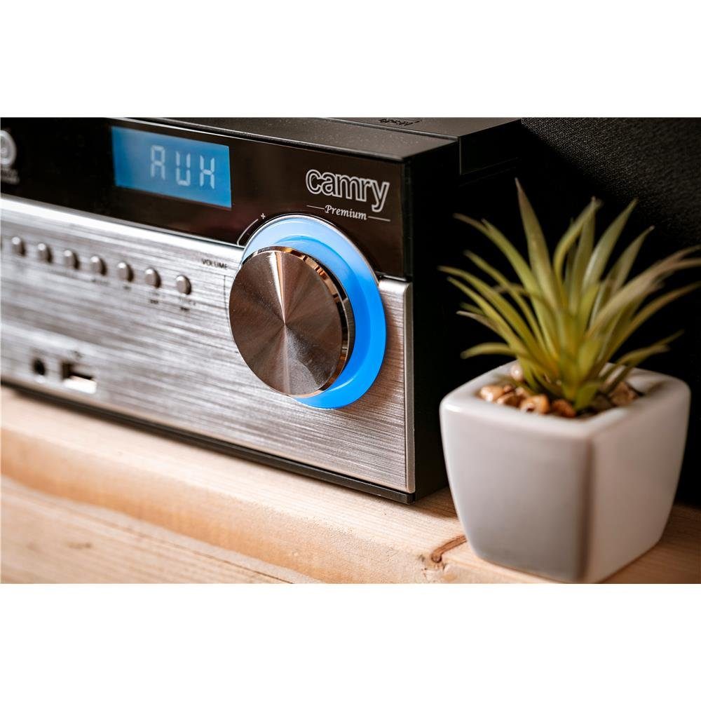 Camry CR 1173 Mini-Hi-Fi-Turm Stereoanlage (mit Bluetooth, USB, AUX-Eingang, CD-ROM, FM/AM-Radio, zwei Lautsprecher mit RMS 28W, Soundsystem, HiFi Turm, Musikanlage)