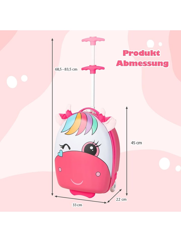 COSTWAY Trolley in Rosa günstig kaufen onesize