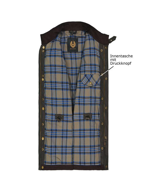 BELSTAFF, Jacke Fielmaster, Baumwolle gewachst, oliv