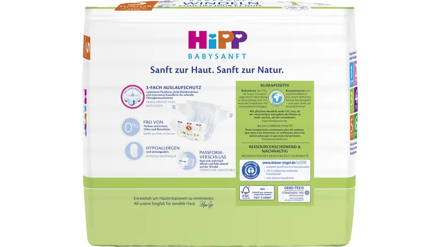 Hipp Babysanft Windeln Jun.5 Carry 29St