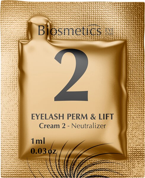 Biosmetics Lifting and Perming Brow Lamination & Lash lift Formular Cream 2 Entwicklerflüssigkeit