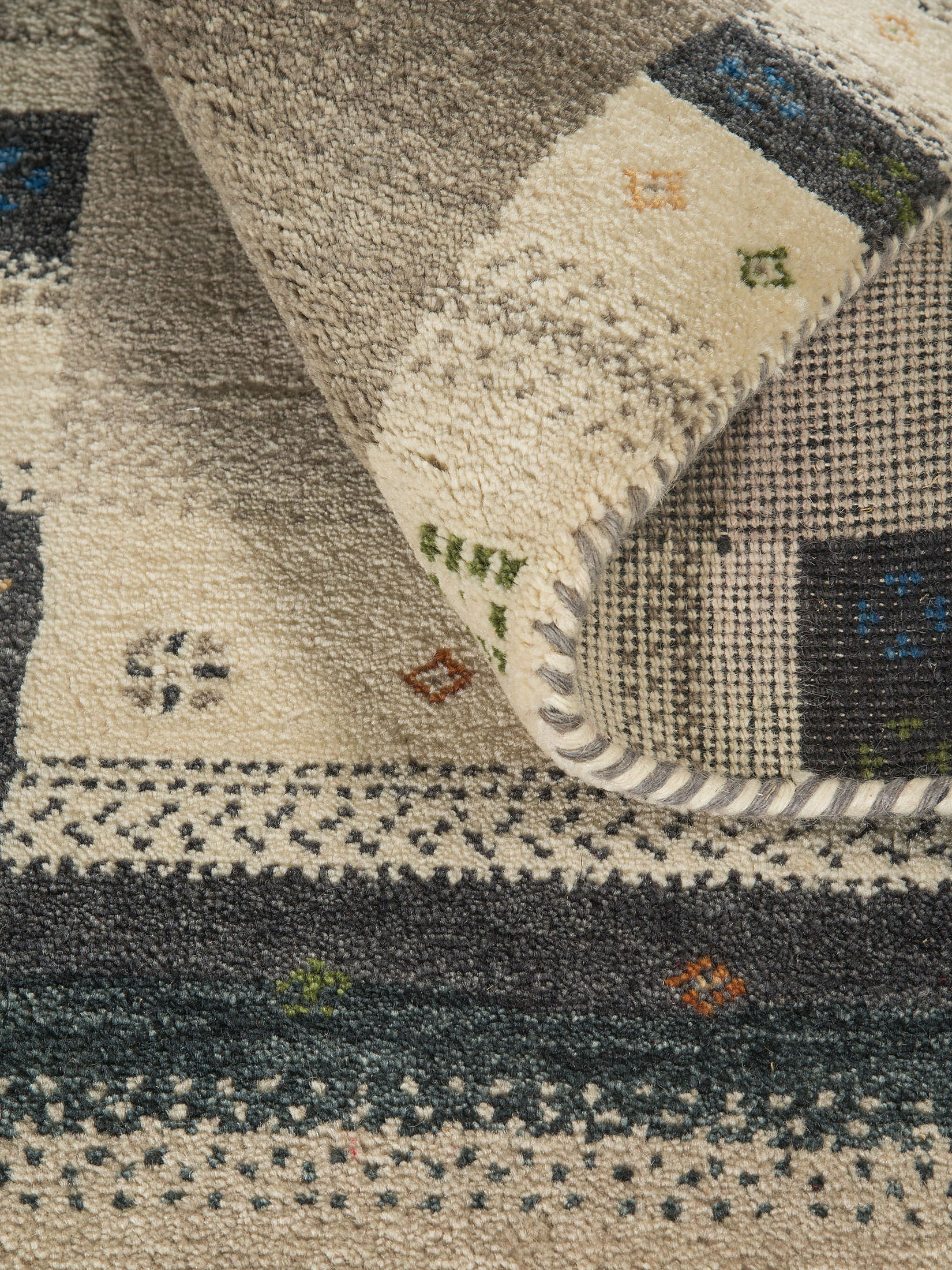 Odisha Gabbeh ca. 72 x 142 cm, Unikat / Einzelstück