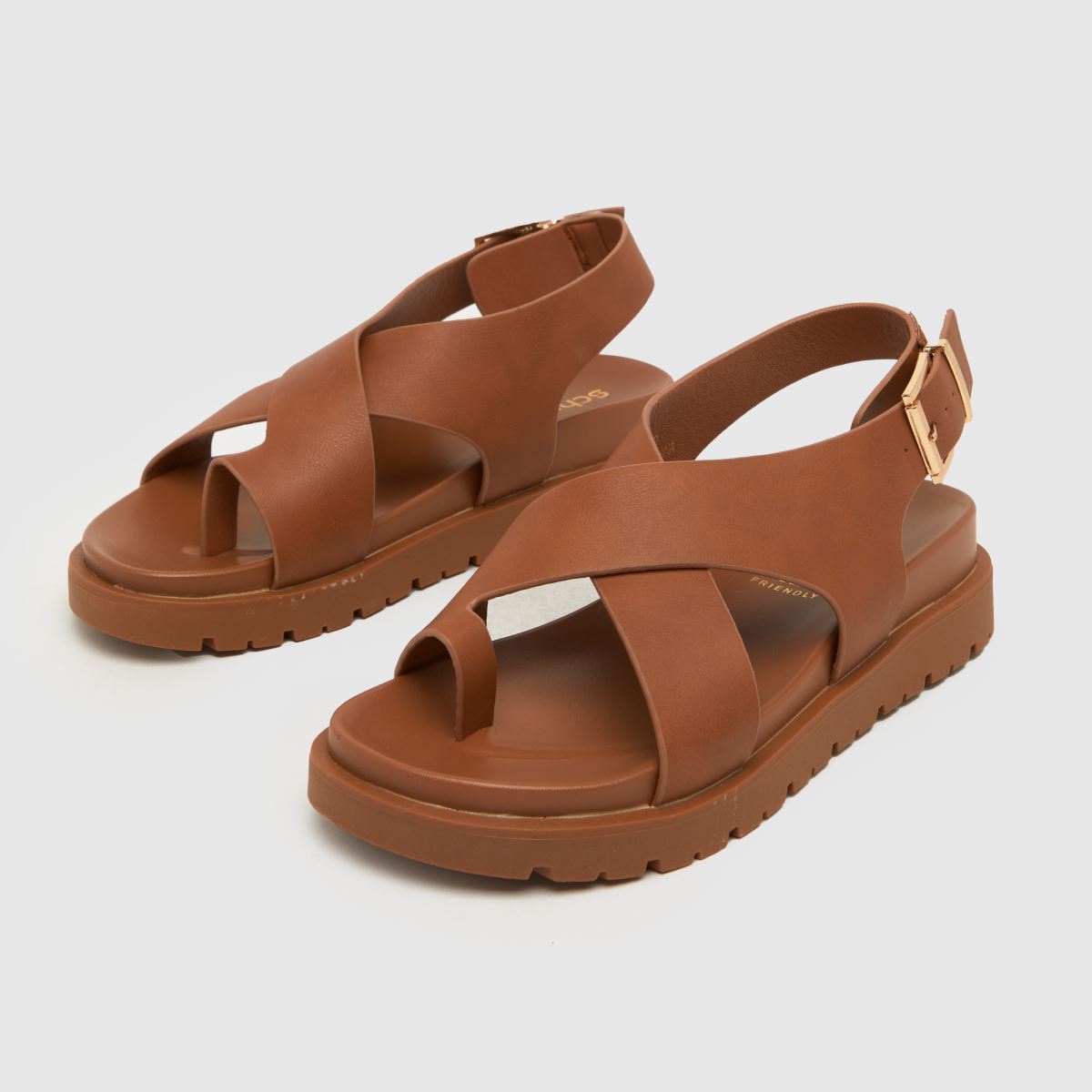 Thora sandaler i brunt