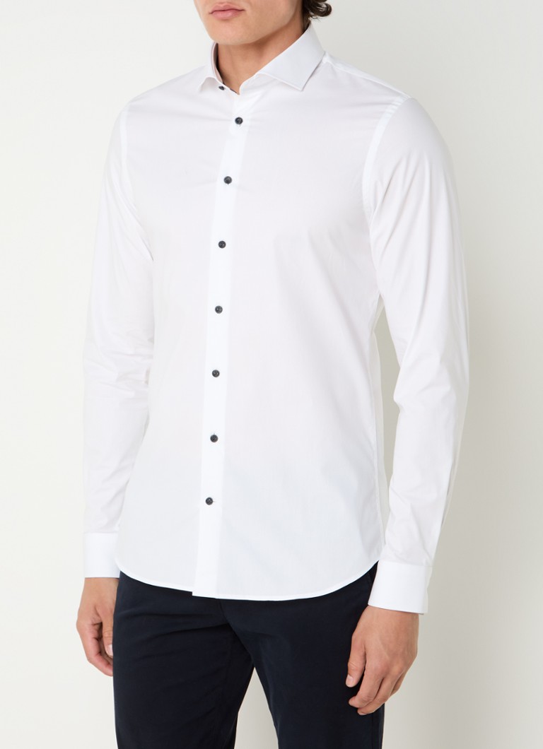 Profuomo Extra slim fit košulja s izrezanim ovratnikom
