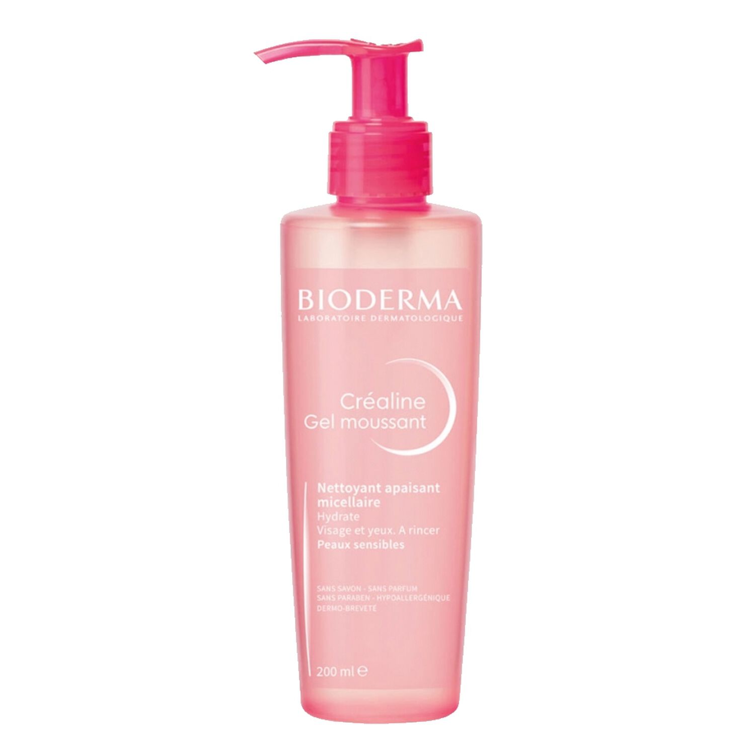 Bioderma Créaline Gel Moussant Nettoyant Micellaire à Rincer - Peaux Sensibles