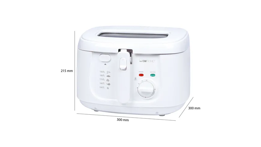 CLATRONIC Fritteuse Cool & Touch FR3771 2,5l