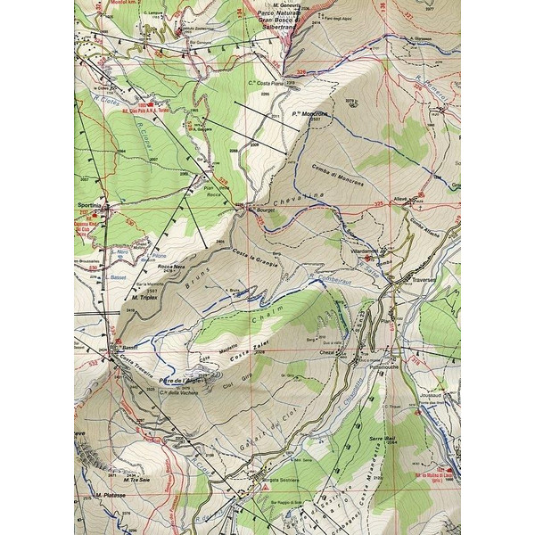 IGC Italien 1 : 25 000 Wanderkarte 107 Monte Bianco - Wanderkarte