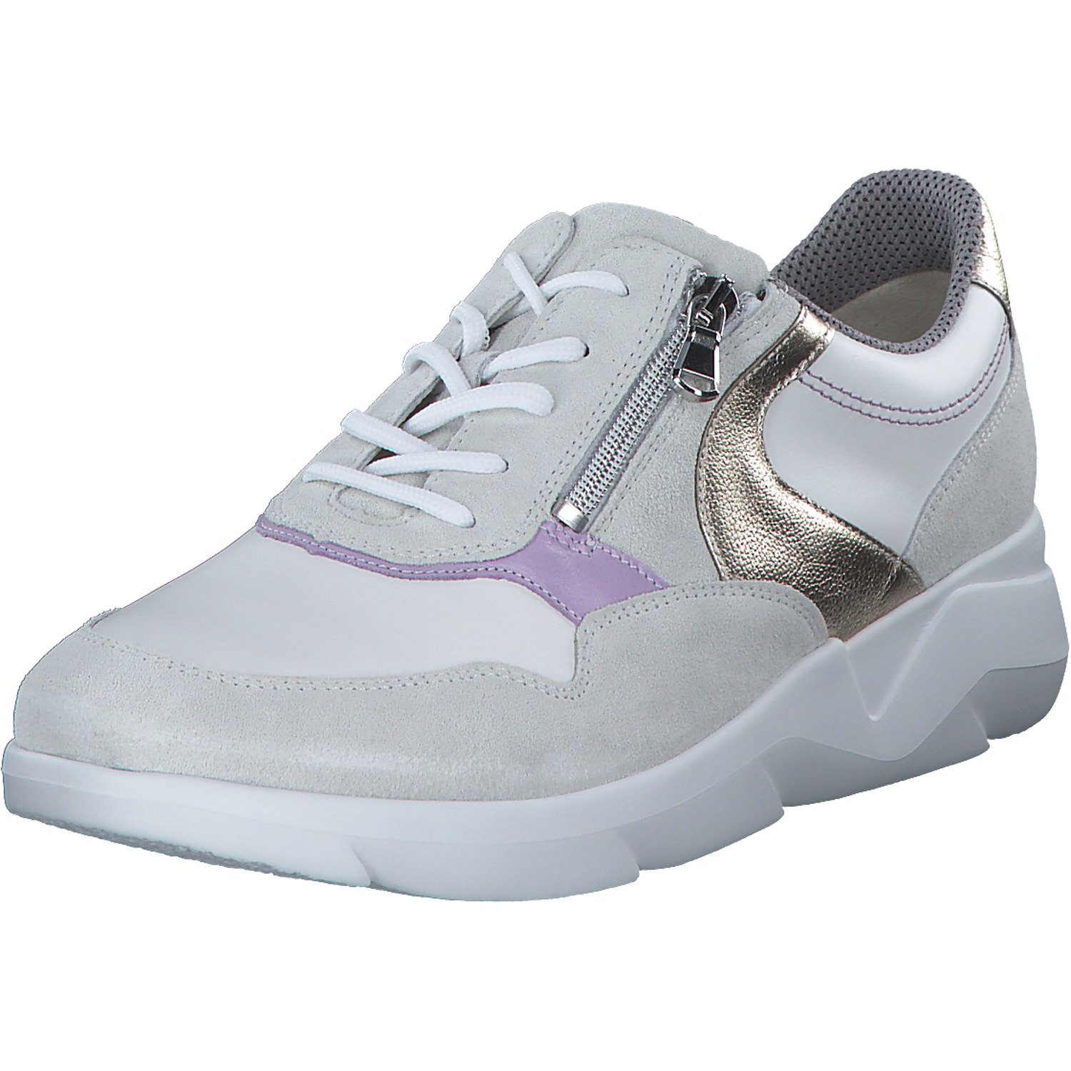 Waldläufer K-Funky 668001, Schnürschuhe, Damen, Weiß