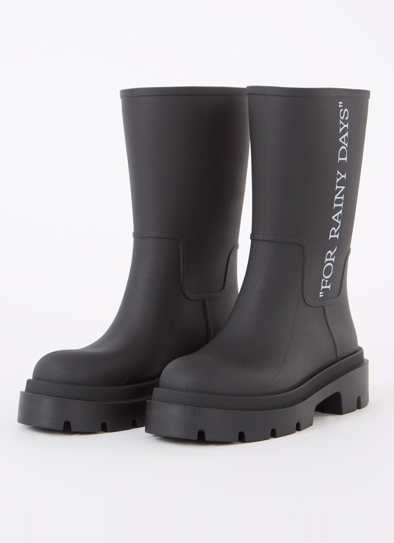 Stivali da pioggia Off-White Reboot con logo