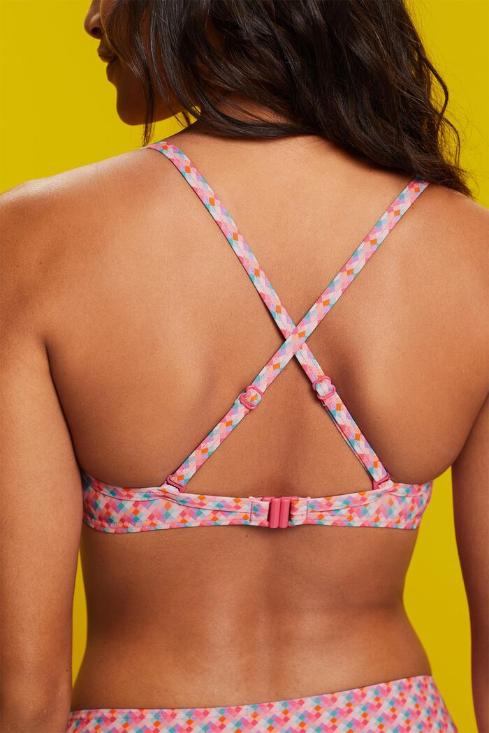Recycelt: Wattiertes Bügel-Bikinitop