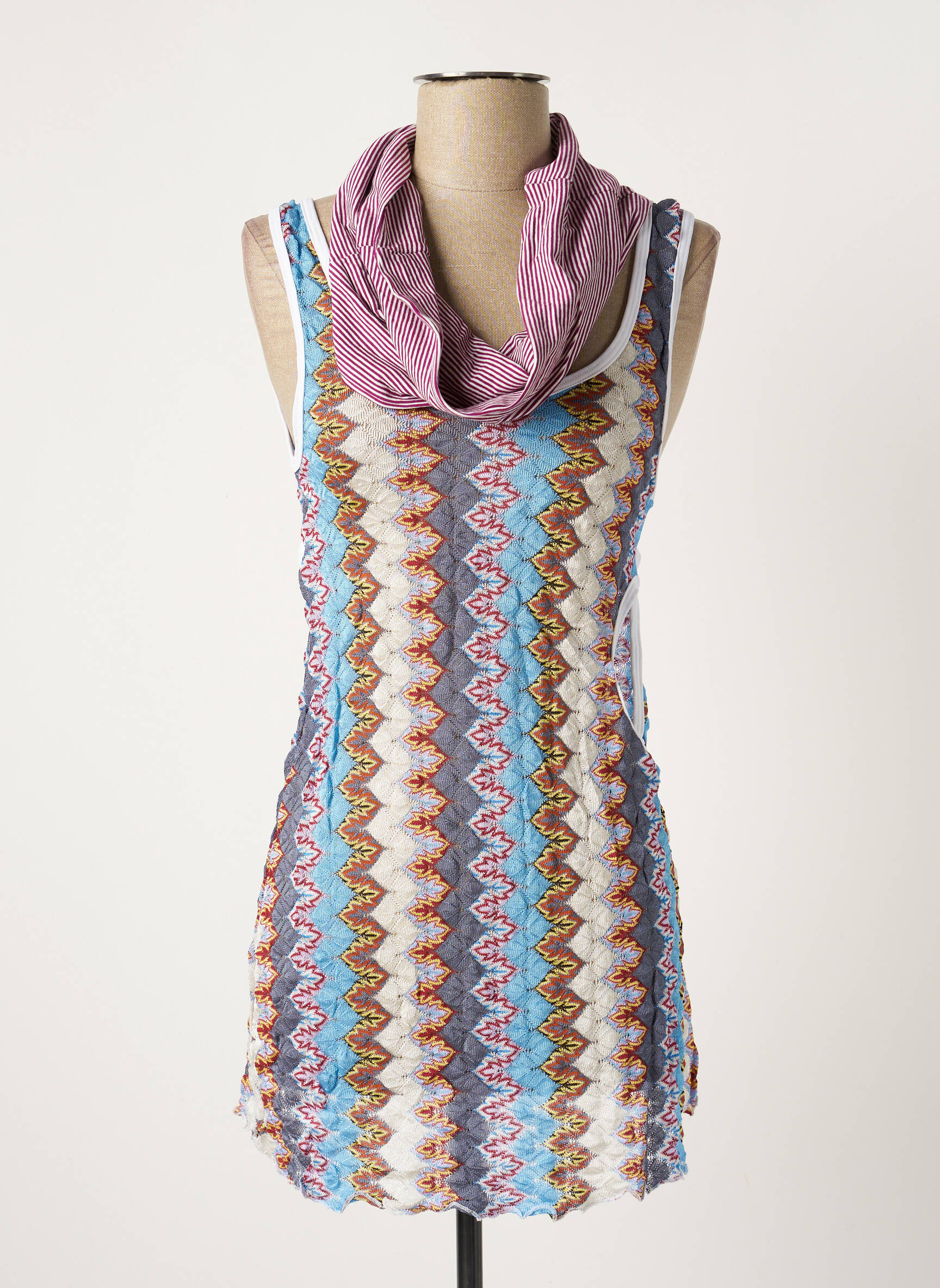 D Line Collector Tuniquemanchelongue Femme couleur bleu