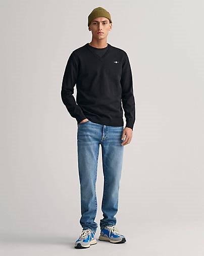 GANT Herren Strickpullover CLASSIC COTTON V-NECK
