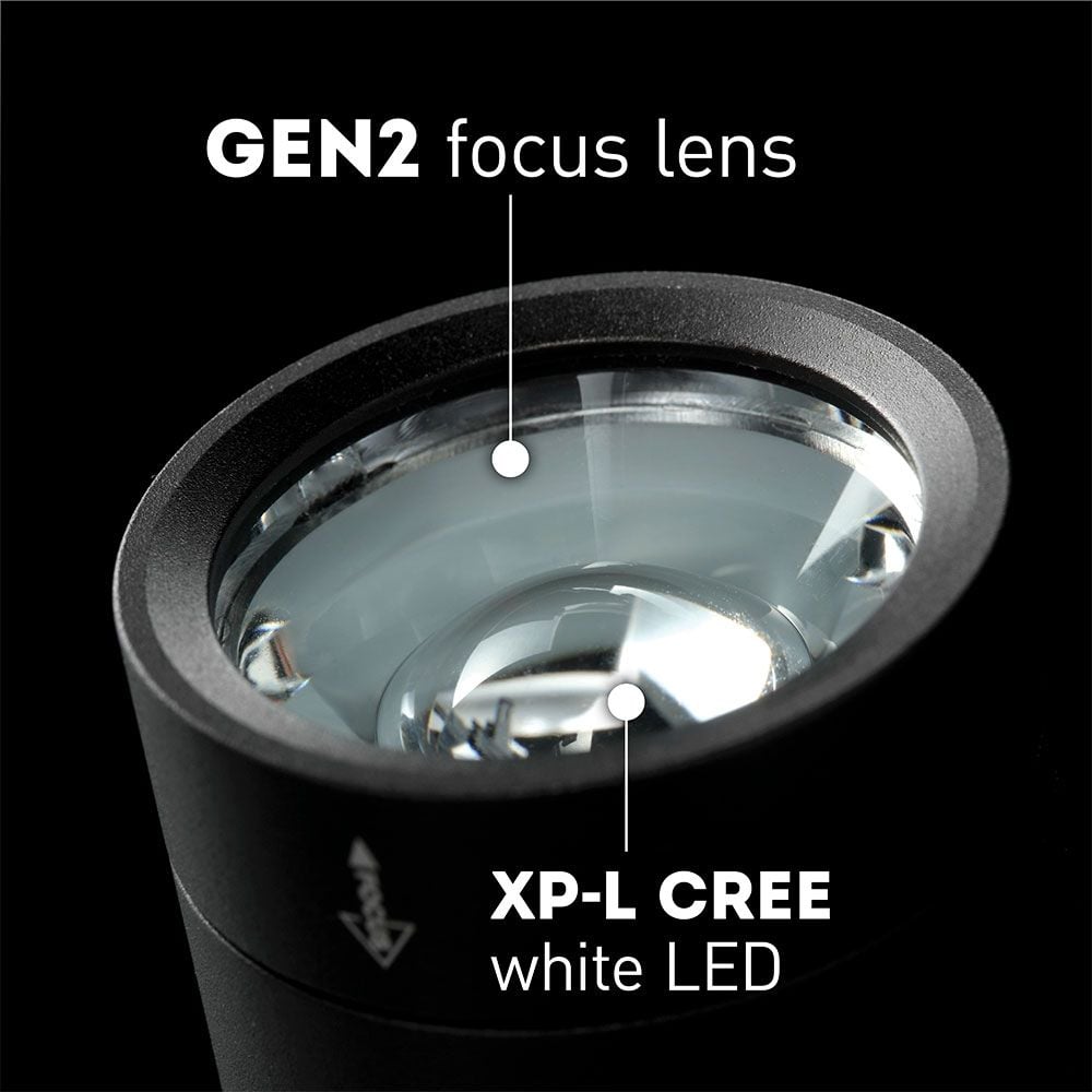 Favour T2117 Wiederaufladbare LED-Taschenlampe