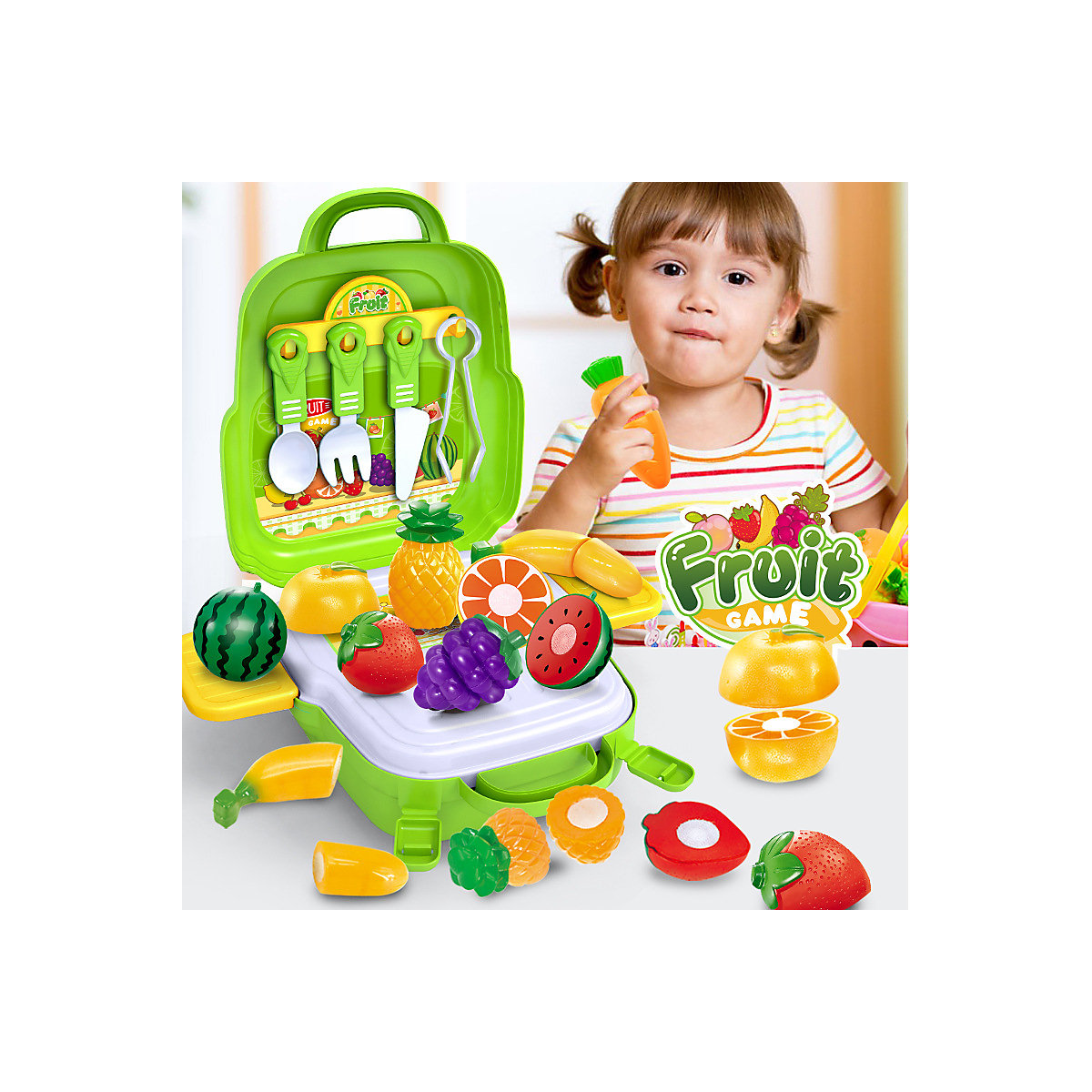 Rucksackspielzeug für Kinder Simulations-Spielhaus-Set