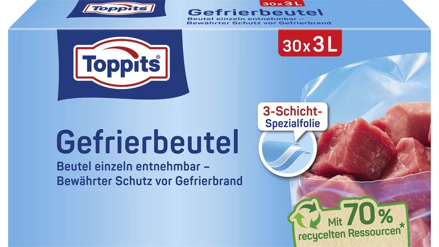 Toppits Gefrierbeutel 3L