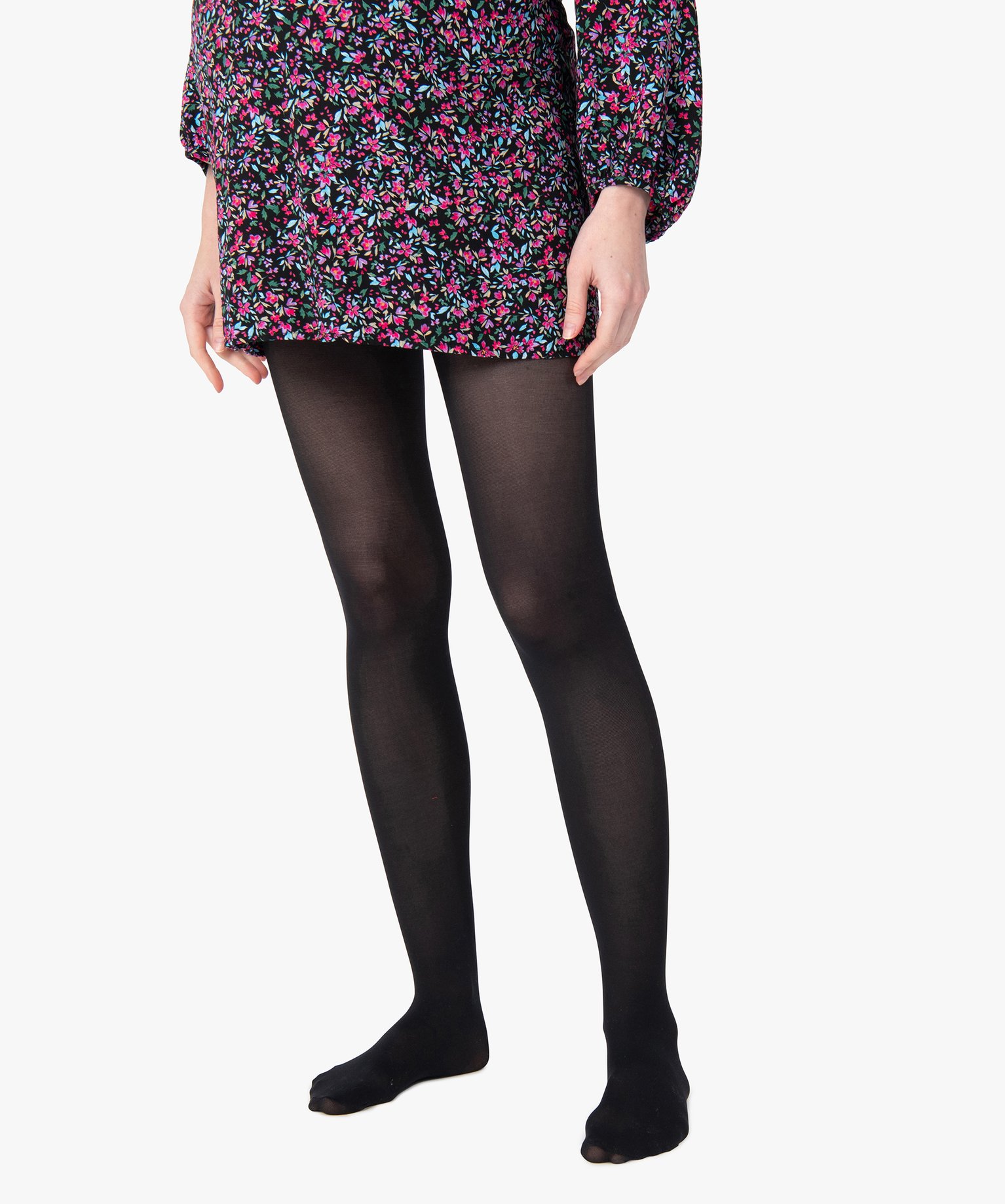 Collants de grossesse semi-opaques noir | GEMO