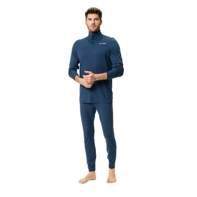 VAUDE Men's Monviso Wool Halfzip LS T-Shirt T-Shirt Herren