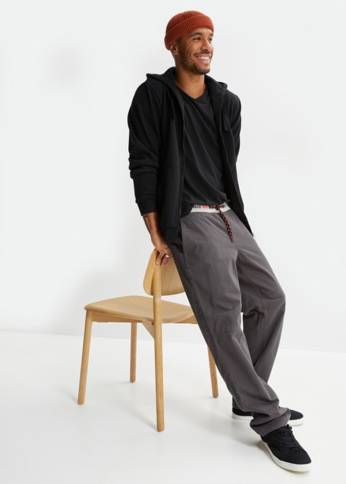 Loose Fit Schlupf-Thermohose, Straight