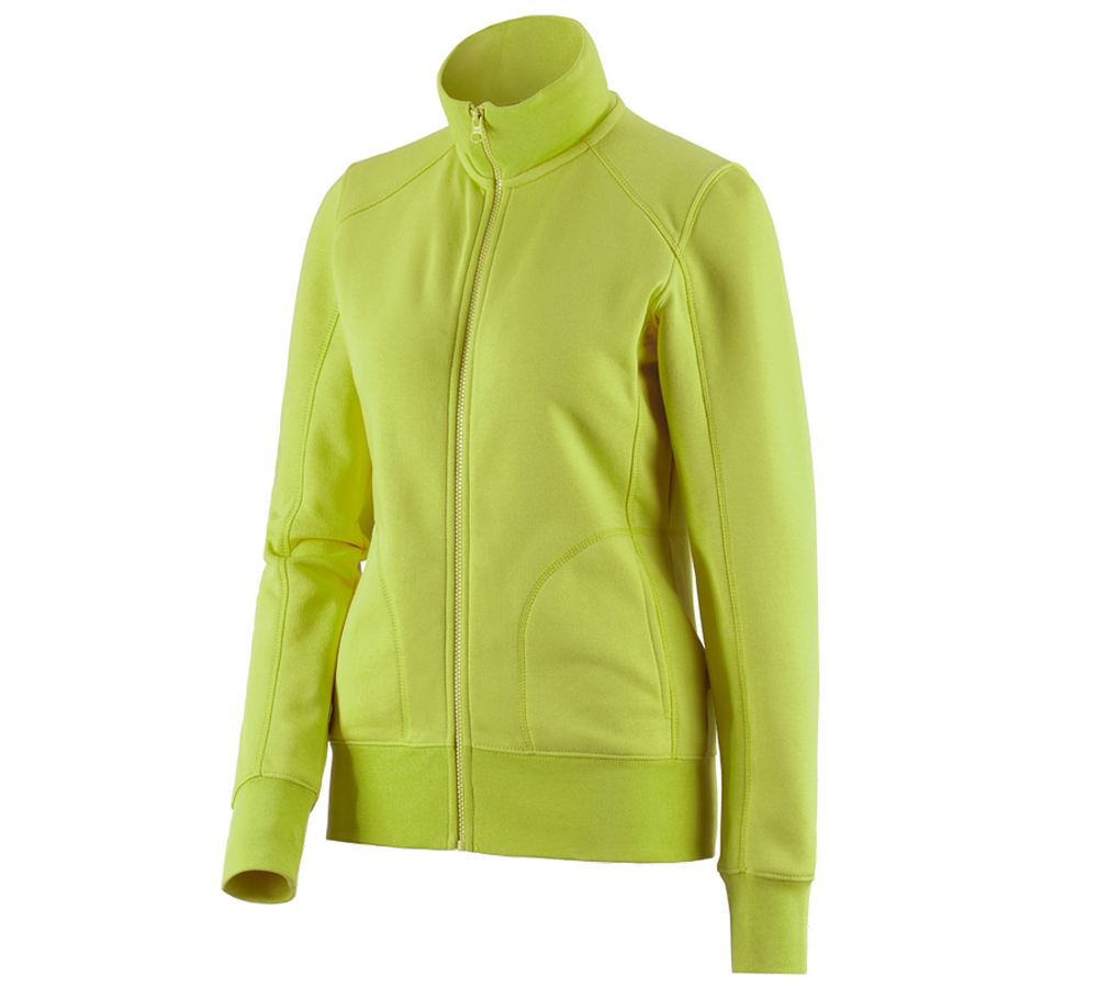 e.s. Sweatjacke poly cotton, Damen