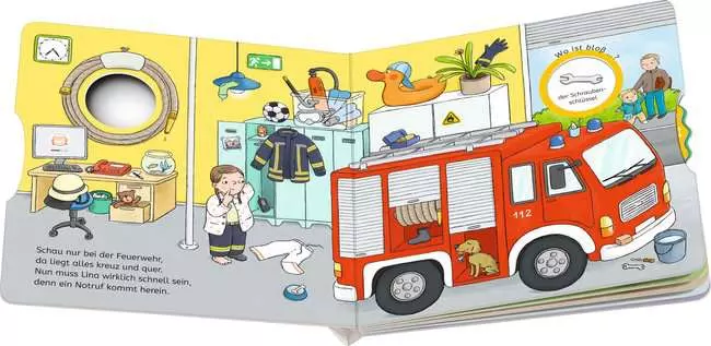 Wo ist bloß…? Mein Feuerwehr-Buch zum Sachen suchen