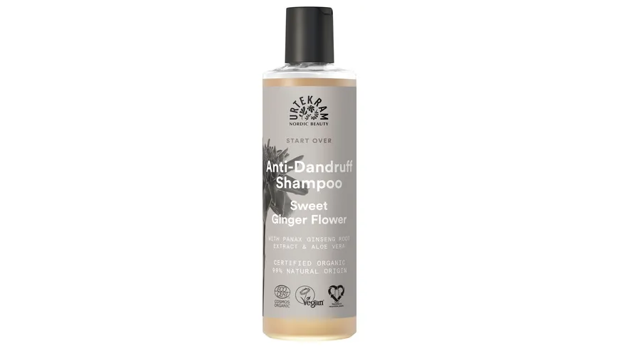 URTEKRAM Shampoo Anti Dandruff Sweet Ginger Flower 250 ml
