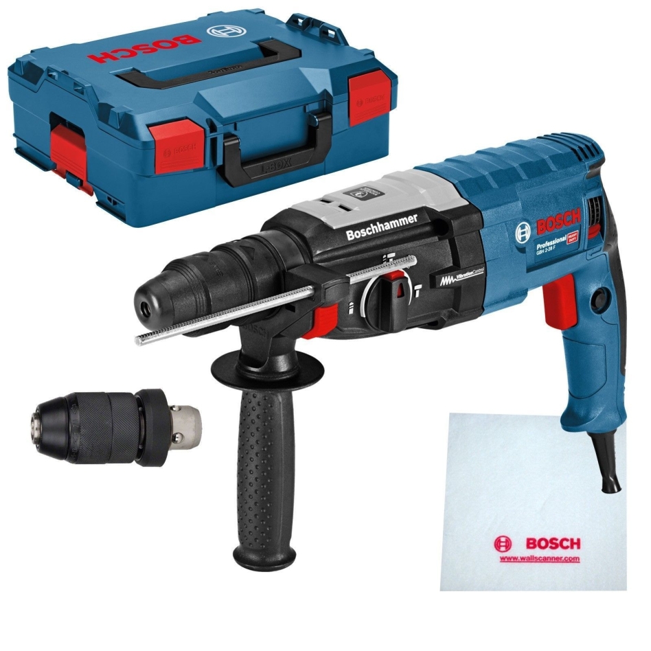 Martello perforatore Bosch Blue 0611267601 GBH2-28F da 3,2 J e 880 W in scatola L-Boxx